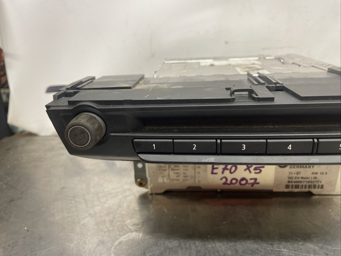 BMW X5 E70 2008 Radio CD GPS player head unit 6583917073201 EPG37521