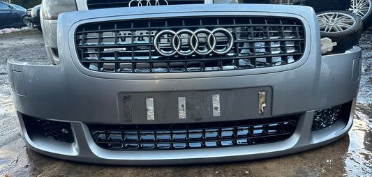 Audi TT Mk1 8N 1998-2006 Front Bumper in LY7J Avus Silver 8N0807111 V6 OFF A QS