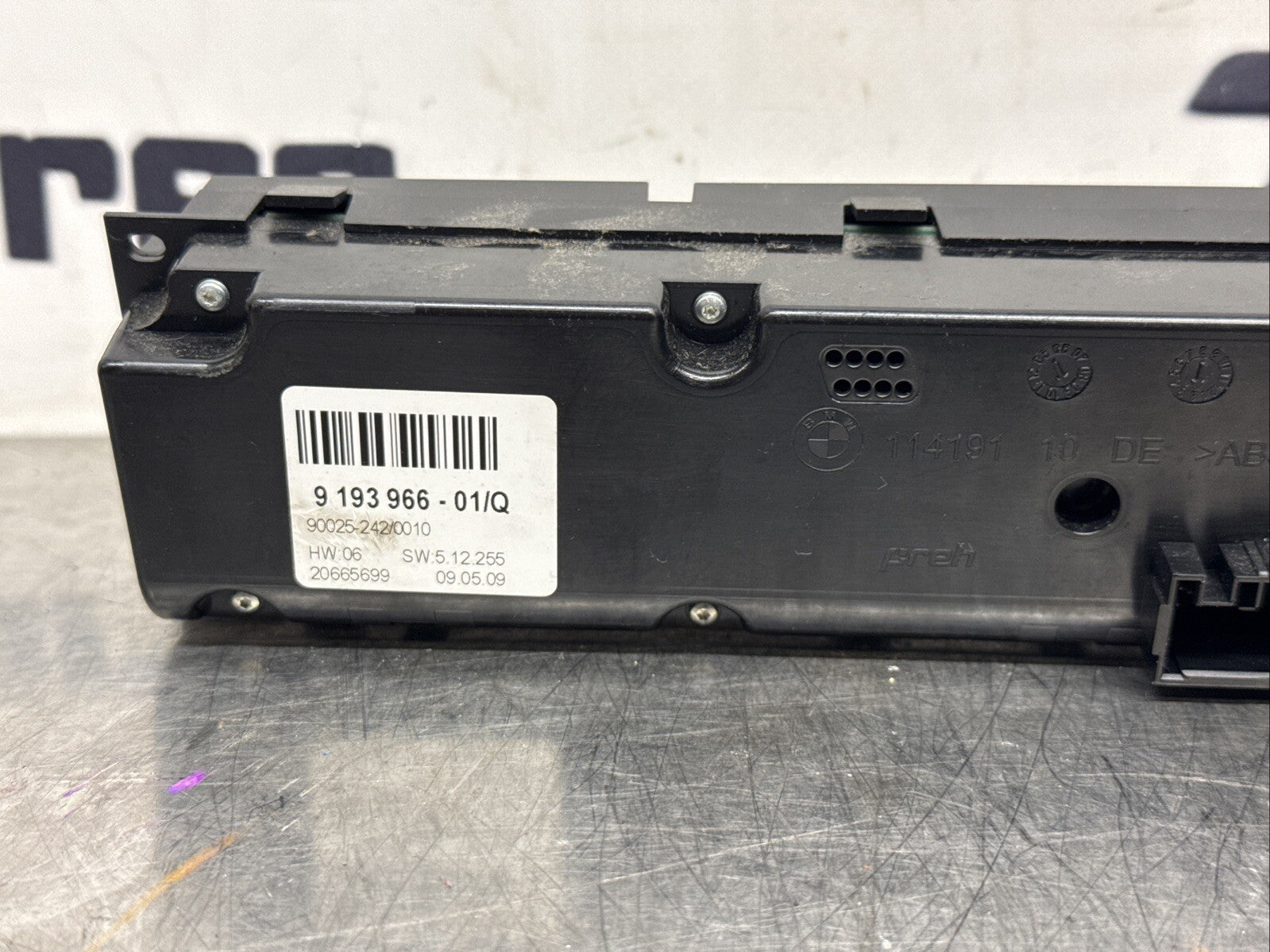BMW X5 X6 E70 E71 Control Unit Panel Automatic Air Conditioning A/C High