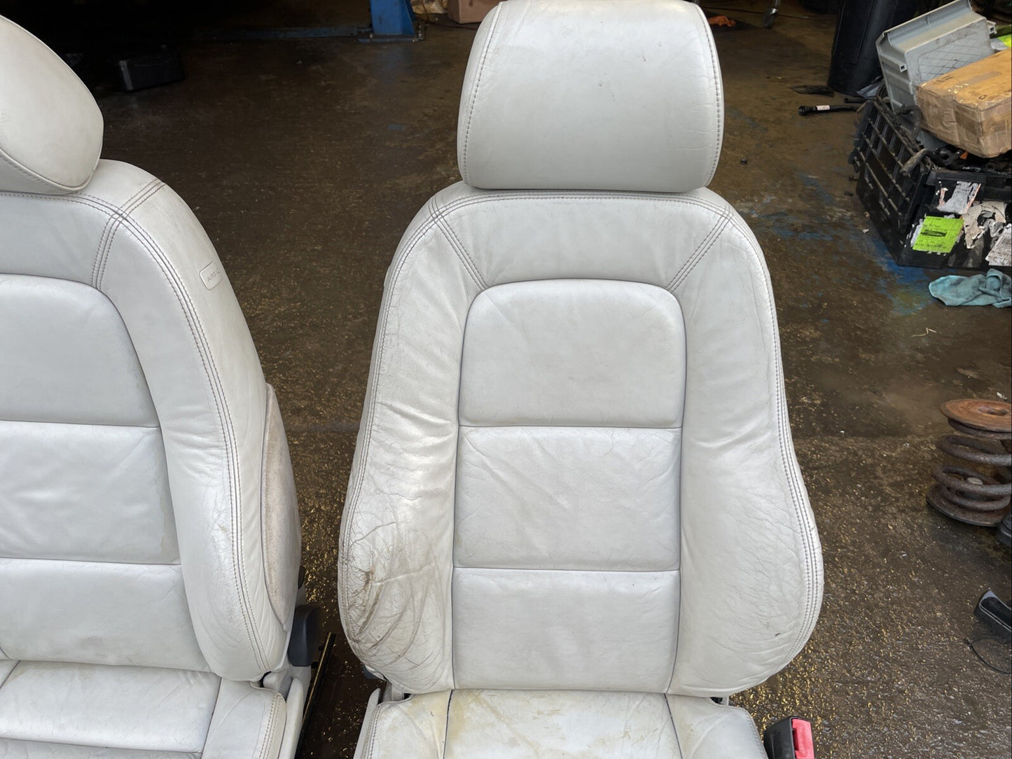 Audi TT Quattro MK1 COUPE IVORY Full Leather Interior Seats Heated VW T5 T4