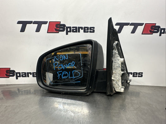 BMW X5 E70 07-13 NEARSIDE LEFT  AUTO DIMMING WING MIRROR MATT BLACK