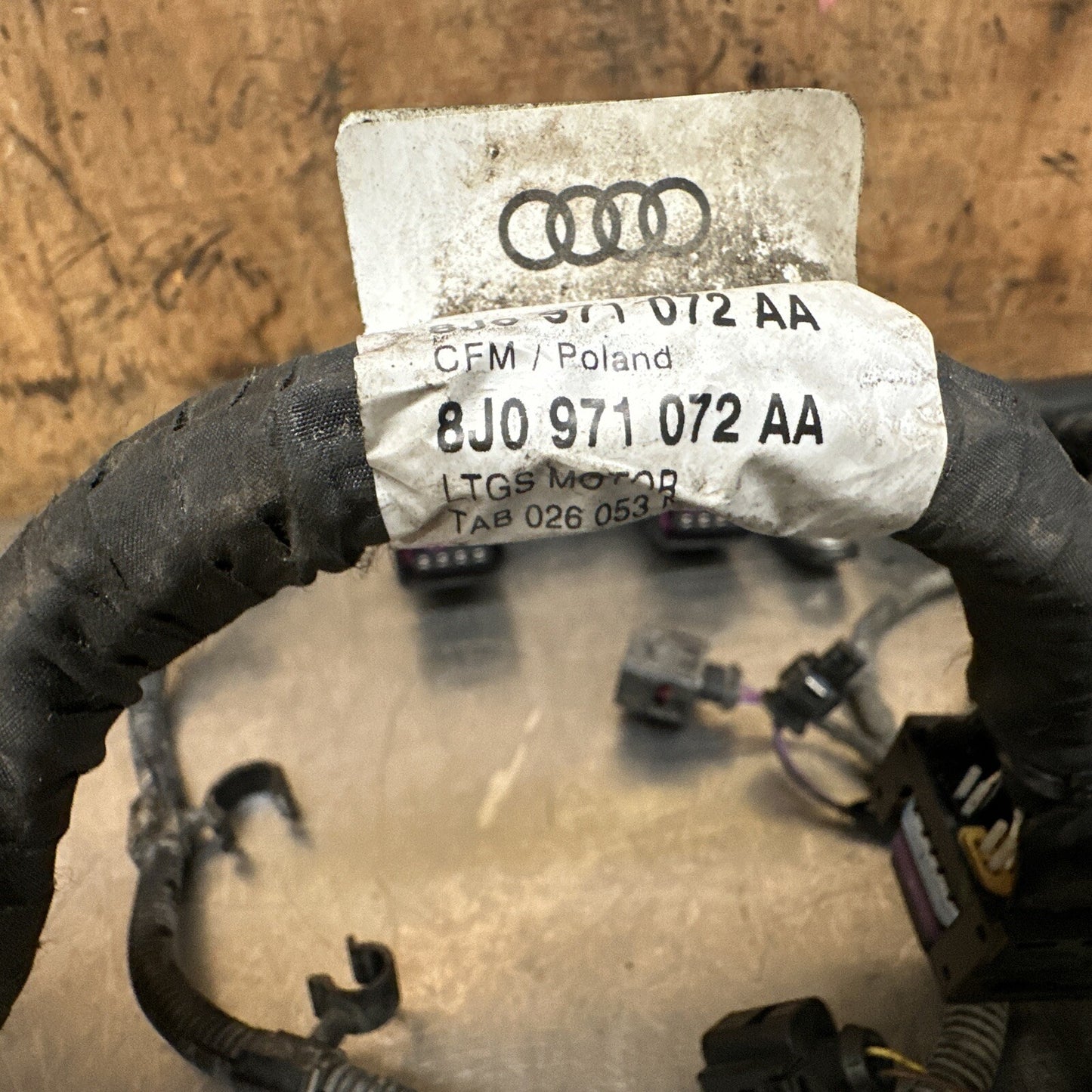 AUDI TT ENGINE WIRING LOOM HARNESS MK2 CDA CDAA 1.8TFSI 06-14 8J0971072AA