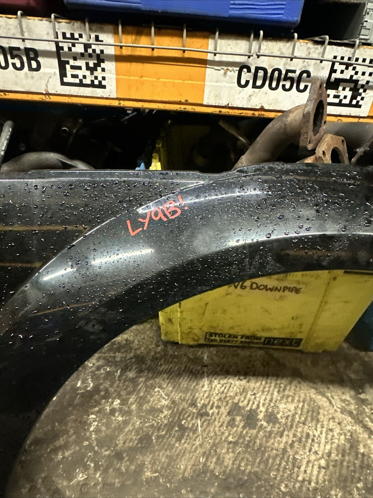 AUDI TT MK1 DRIVERS FRONT WING OFFSIDE 8N LY9B BRILLIANT BLACK