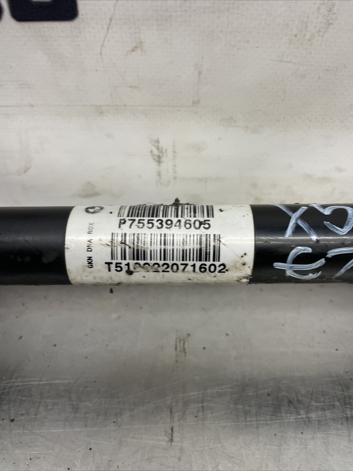 BMW X5 E70 DRIVER SIDE FRONT DRIVESHAFT P755394605 2007 TO 2010