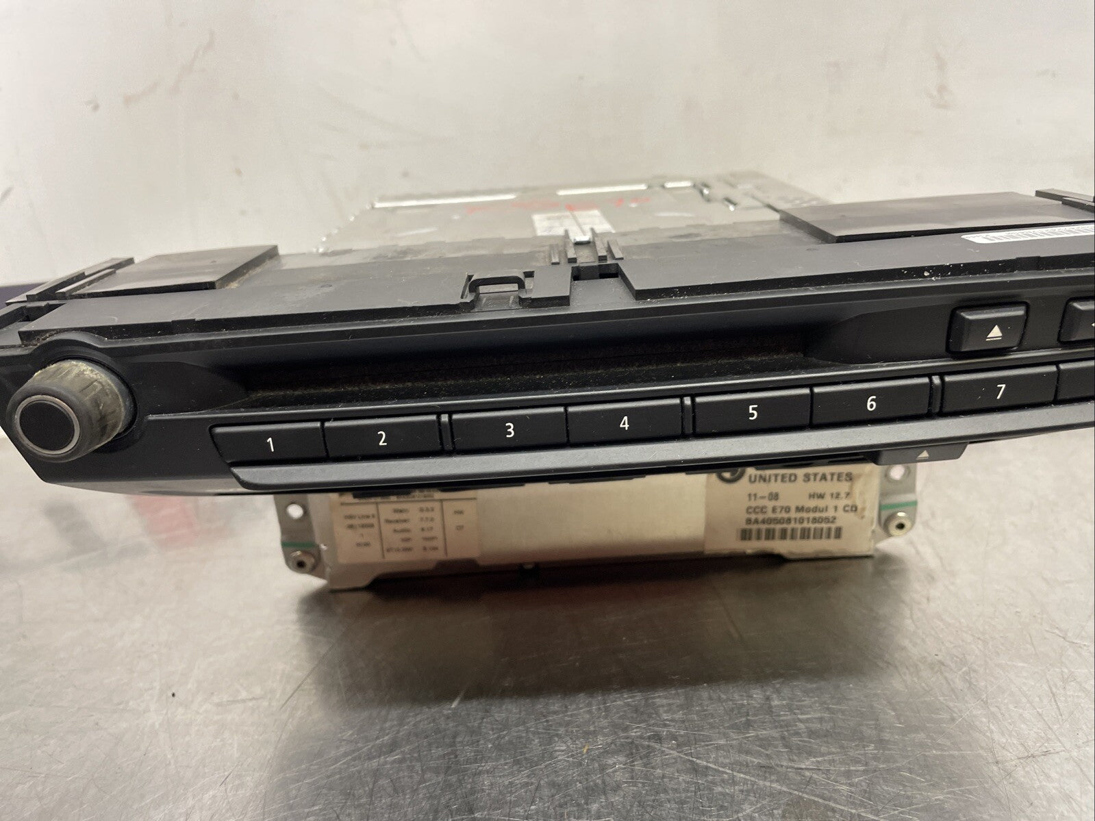 BMW E70 X5 CCC Radio Head Unit CD Player Navigation 65839191568