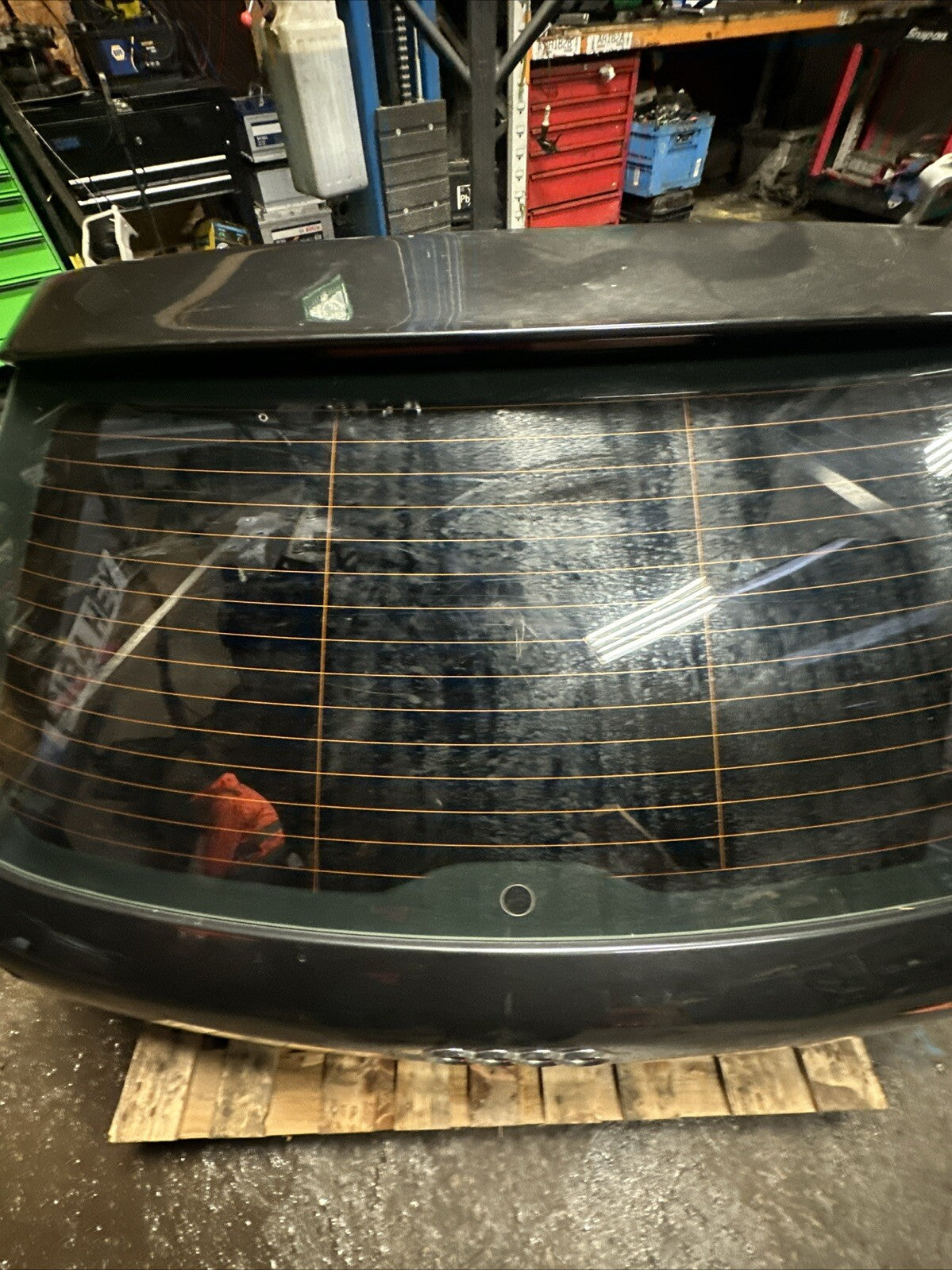 2009 AUDI A3 3 DOOR BOOTLID / TAILGATE 8P3827023AF BLACK