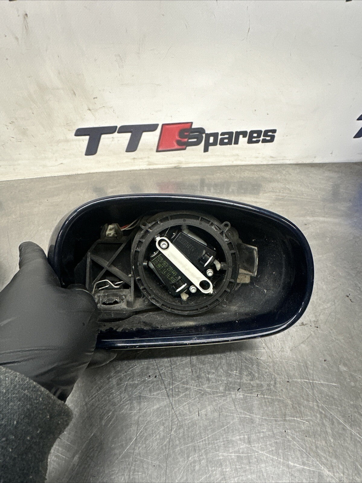 AUDI TT 8n mk1 PAIR OF WING MIRRORS DOOR In MORO BLUE