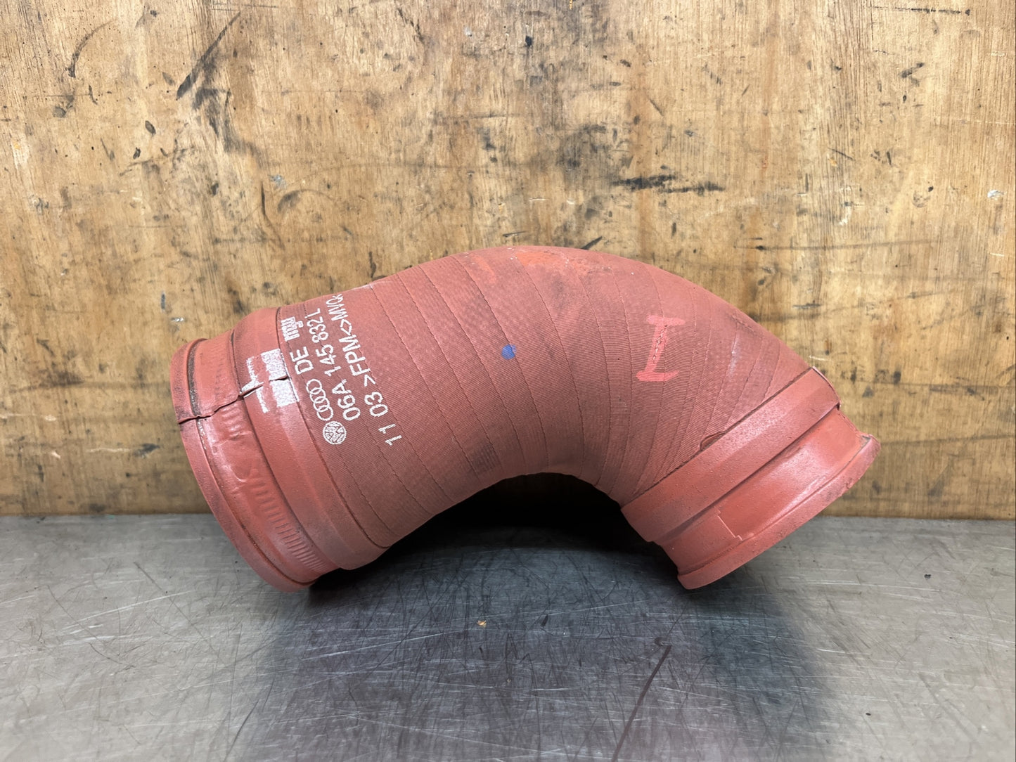 Genuine OEM AUDI TT MK1 8N S3 1.8T 225 BAM K04 Turbo Red Boost Pipe 06A145832L