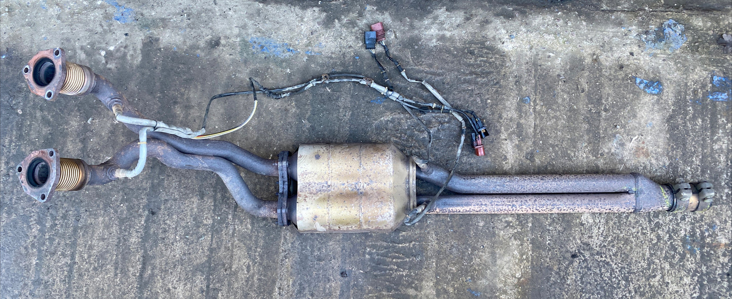 AUDI TT 8n mk1 3.2 V6 CATALYTIC CONVERTER GENUINE+LAMBDA PROBES CAT 1J1131701J