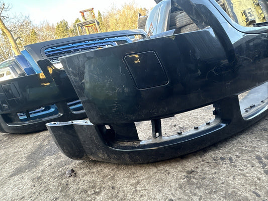 AUDI TT 8N 225 FRONT BUMPER BLACK NO WASHER JETS / NO GRILLES