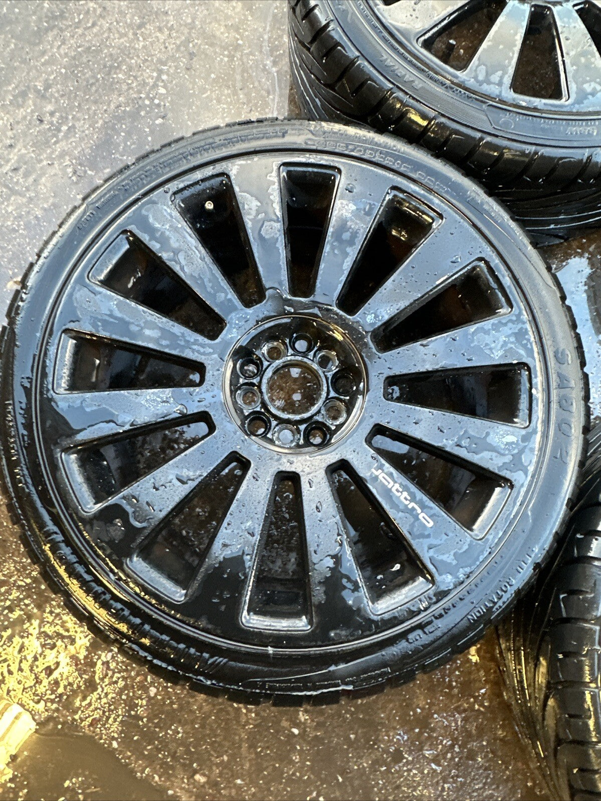 Audi TT Mk1 8N, 18” x 8J RS4 9 Spoke Alloy Wheels & Tyres 5x100 5x112 NON GENUIN