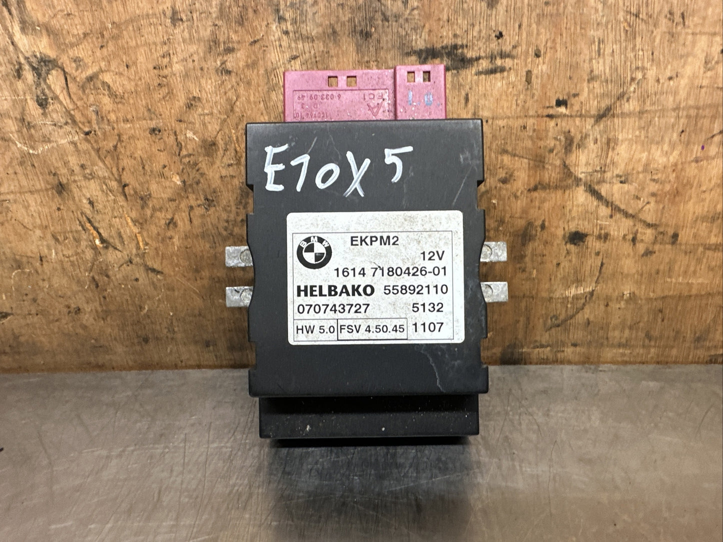 BMW E70 X5 2007 Control Unit Sensor Fuel Pump ECU 7180426