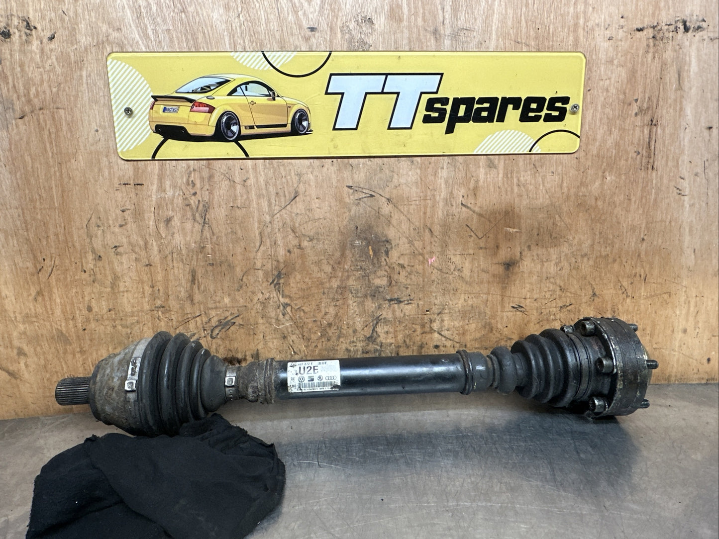 AUDI S3 8L DRIVESHAFT OSF RH DRIVER FRONT RIGHT QUATTRO 1.8T PETROL BAM 00-03