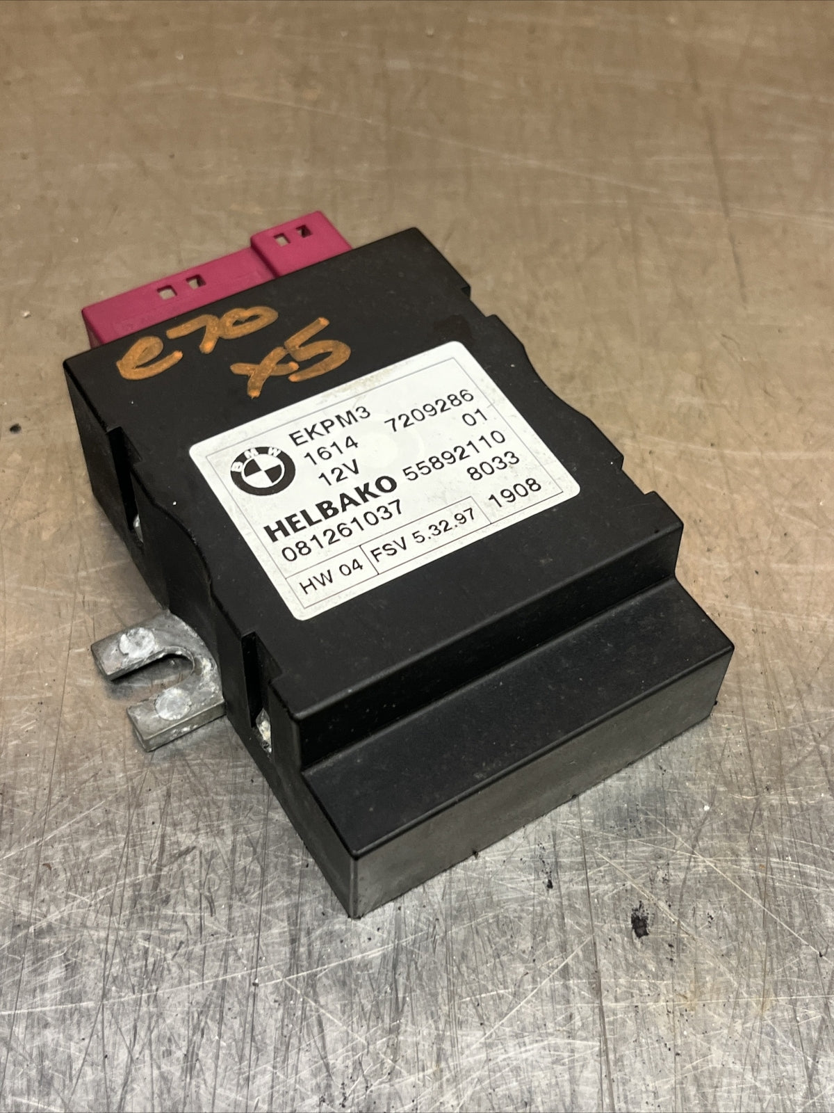 BMW E81 E82 E88 E90 E60 E61 E63 E84 E70 E71 E89 ECU EKPM3 FOR FUEL PUMP 7209286