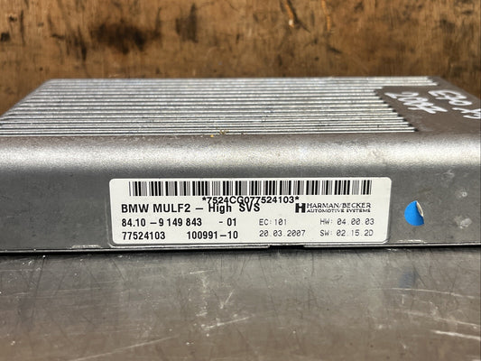 BMW E70 X5 Bluetooth Control Module MULF2 Harmon/Becker 2009 9224674 9149843
