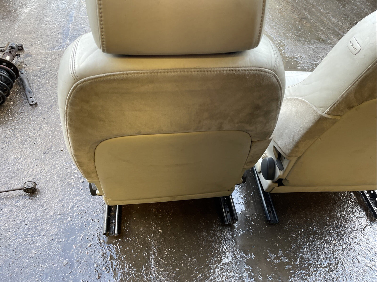 Audi TT Quattro MK1 COUPE IVORY Full Leather Interior Seats Heated VW T5 T4