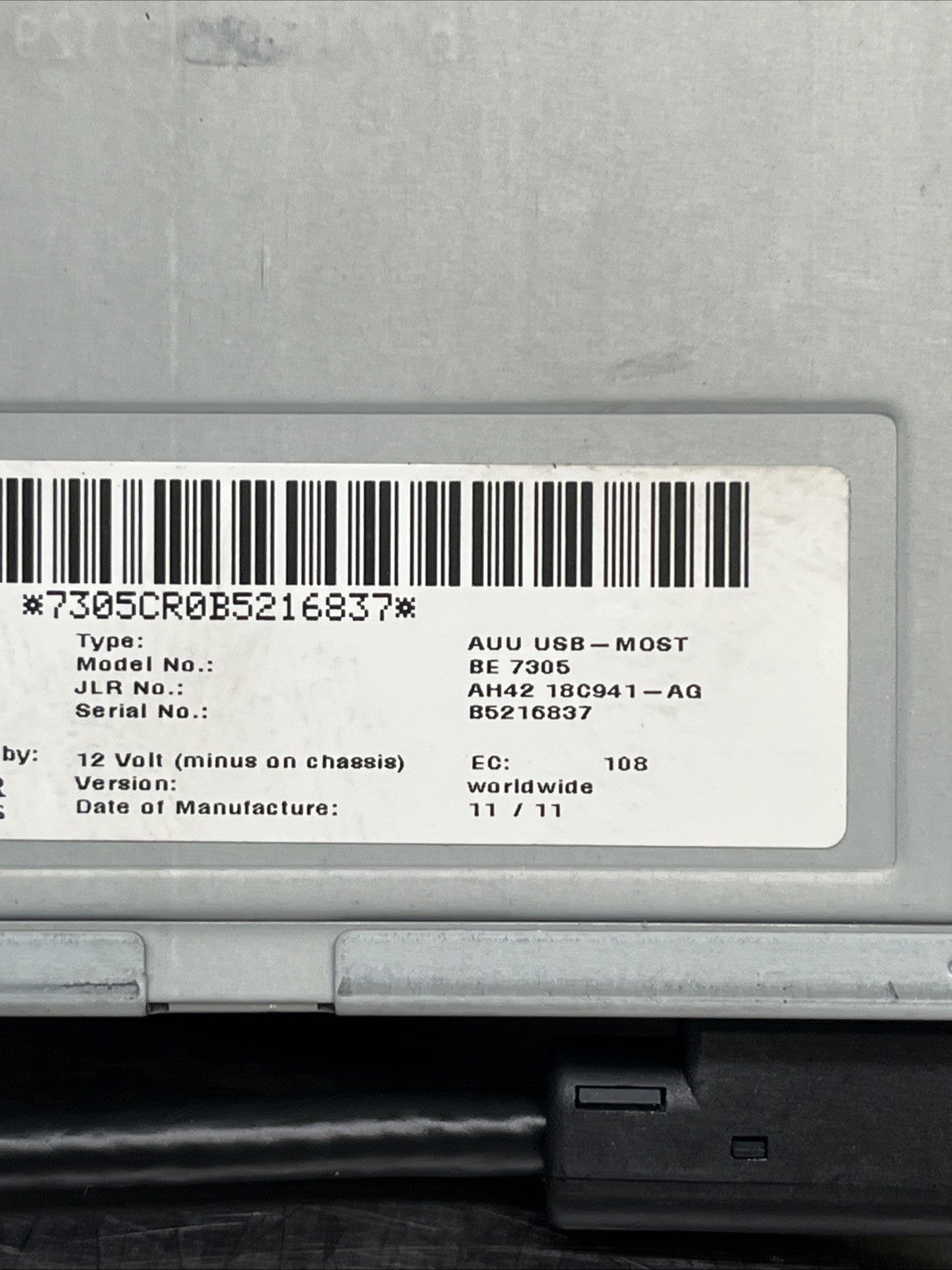 LAND ROVER RANGE ROVER SPORT L320 MODULE AH4218C941-AF