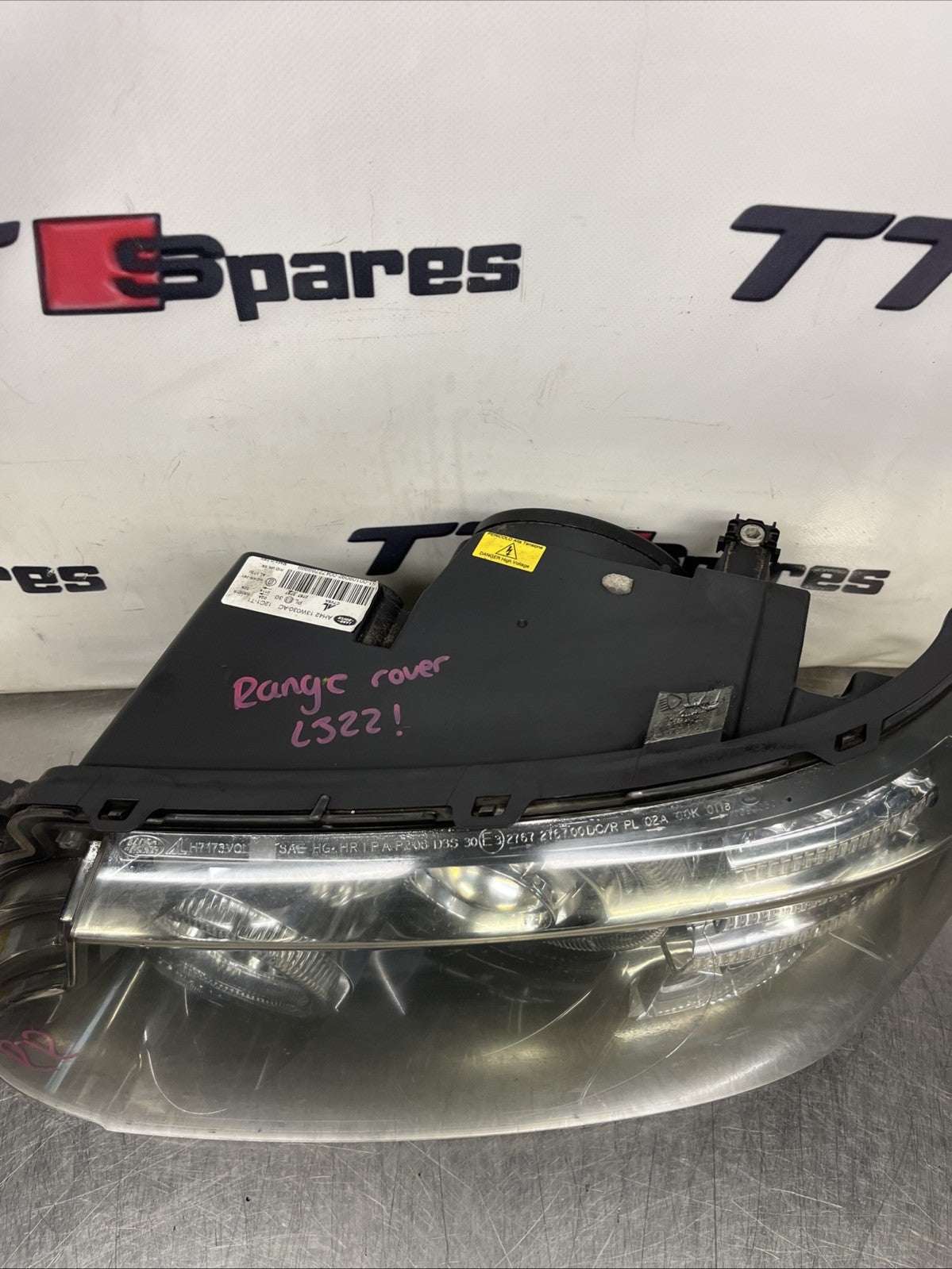 RANGE ROVER L322 XENON HEADLIGHT FRONT LEFT PASSENGER SIDE AH4213W030AC