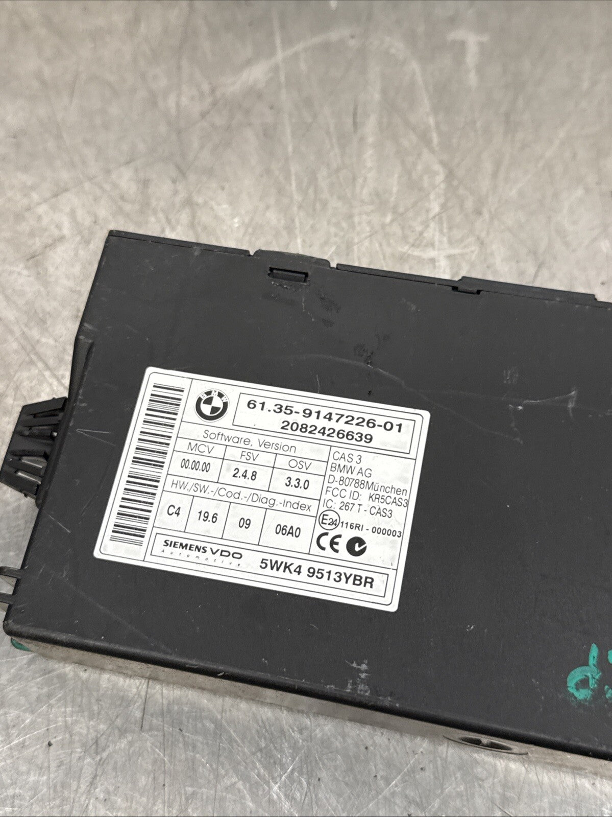 BMW 3 SERIES E90 ECU KIT, ECU KEY AND KEY MODULE 7823420-01 9147226-01 07-10