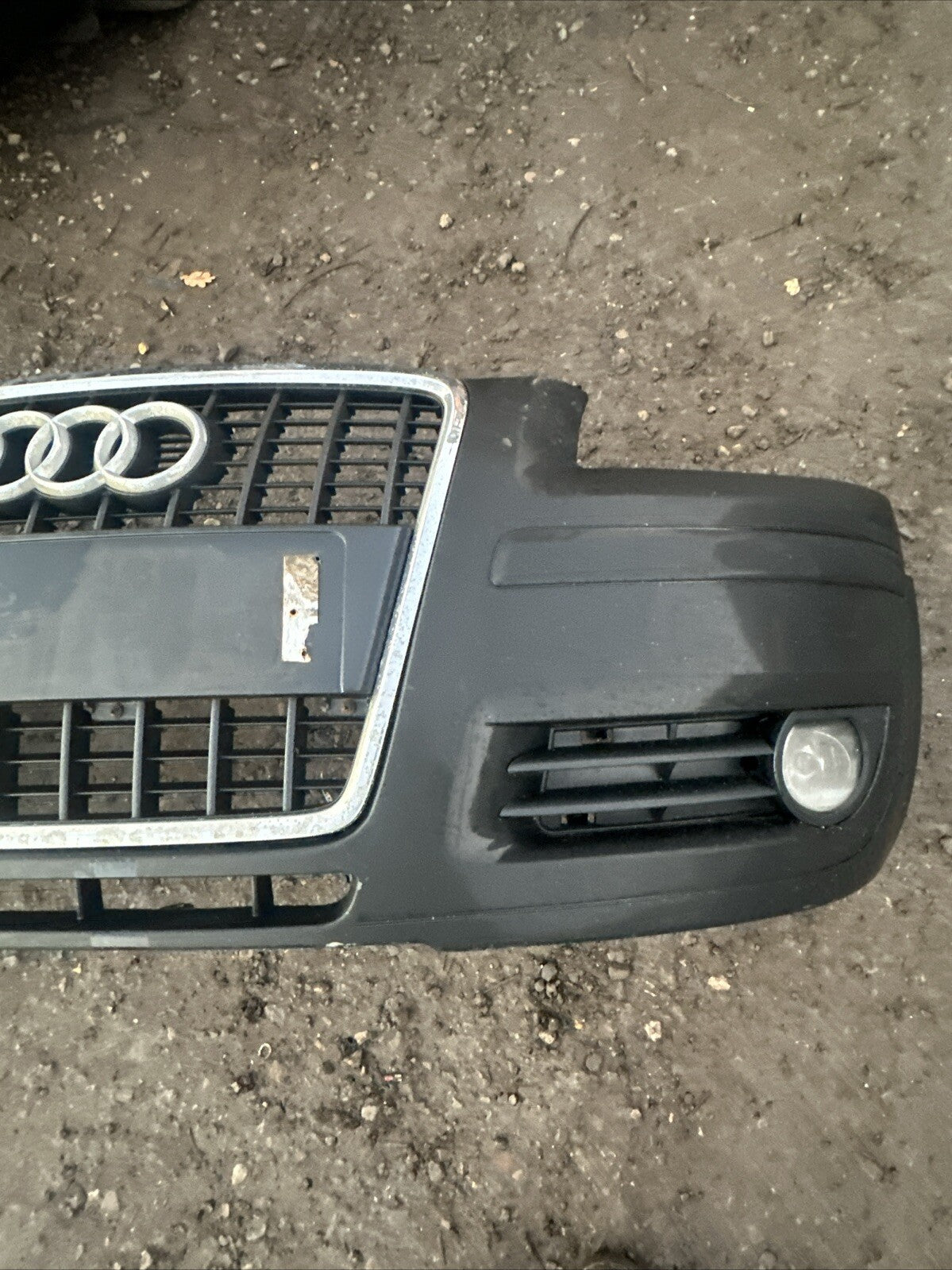 AUDI A3 8P PRE FL QUATTRO S LINE FRONT BUMPER BLACK LZ9Y 2004-2008