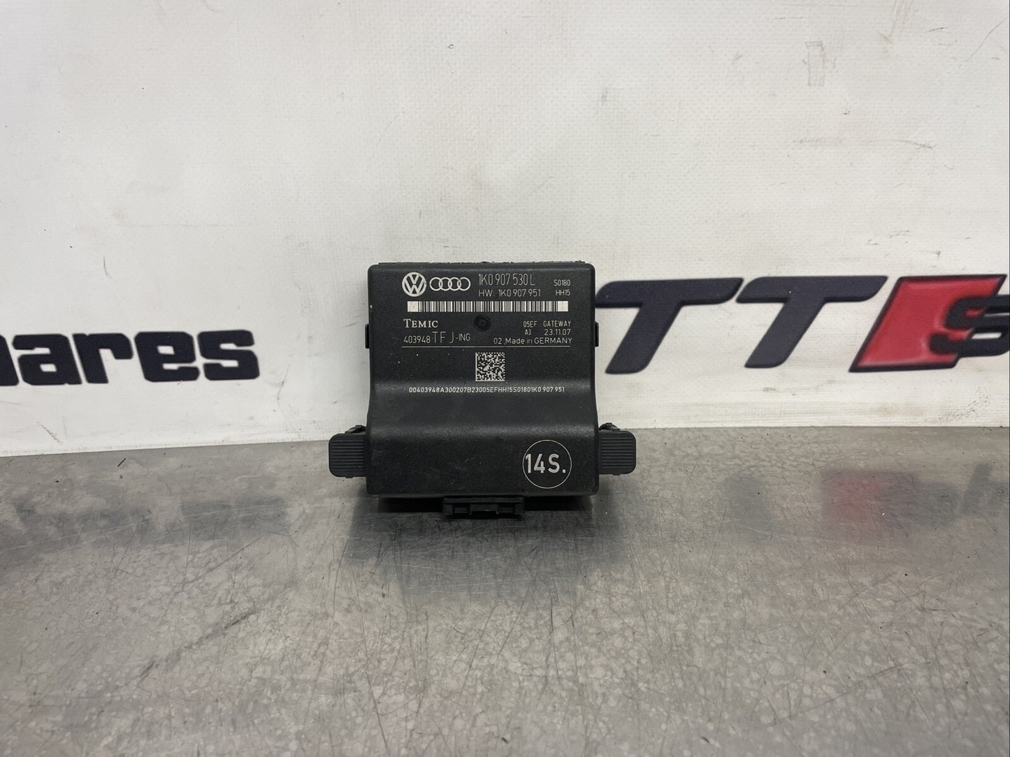 AUDI TT 8J MK2 COUPE 2008 GATEWAY CONTROL MODULE ECU 1K0907530L #1335