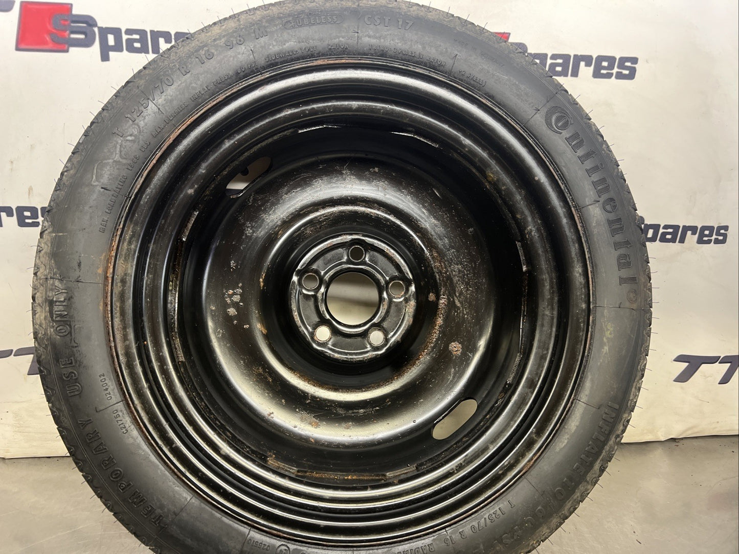 VW GOLF GTI MK3 4 16" SPACE SAVER SPARE WHEEL & 125 70 16 TYRE 3A0601025