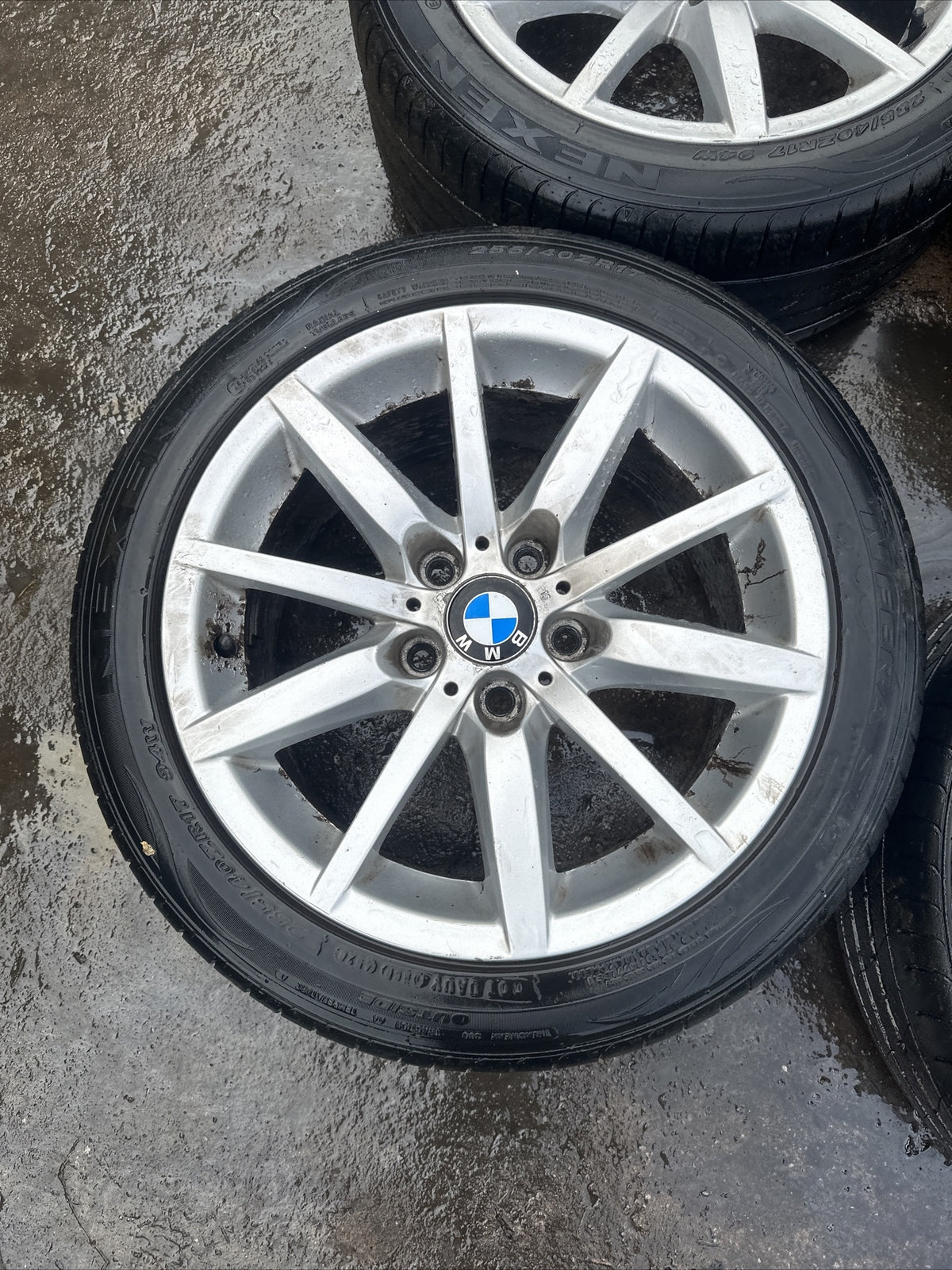 BMW E90 E91 Silver Light Alloy WHEELS Rim 17" STAGGERED 8j + 8.5j
