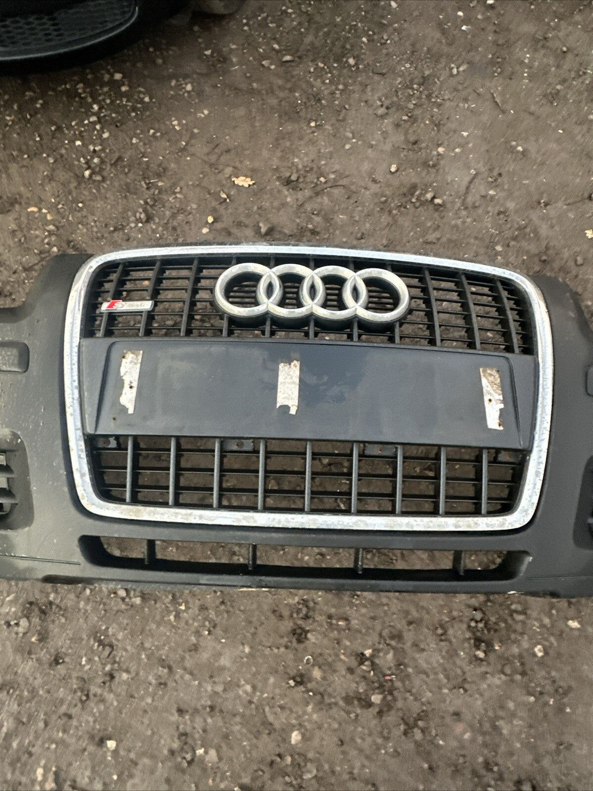 AUDI A3 8P PRE FL QUATTRO S LINE FRONT BUMPER BLACK LZ9Y 2004-2008