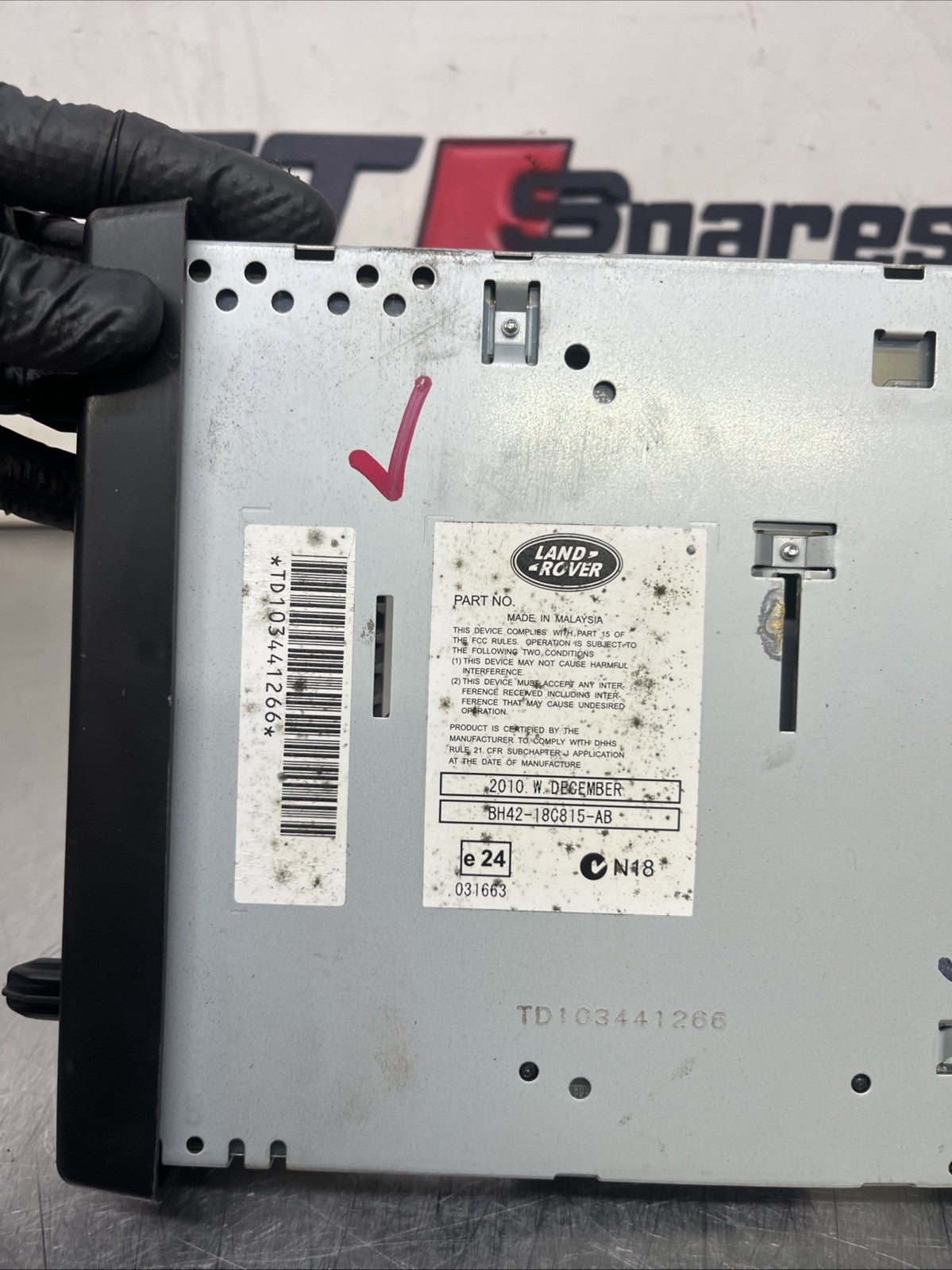 Range Rover L322 ECU Radio Module BH4218C815AB 2009-12 Ref gv60 (b8