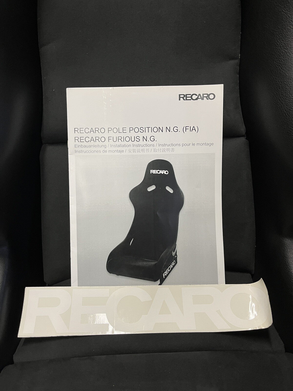 Recaro Pole Position Seats (Pair) For Porsche 911 Cayman Boxster Audi TT M3