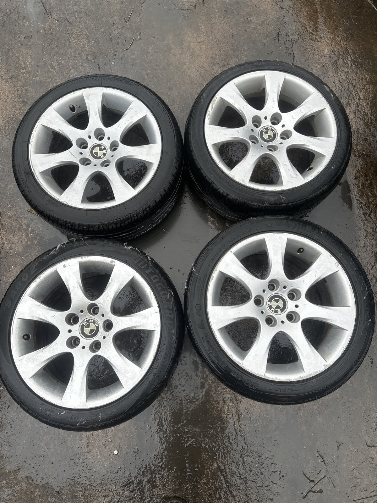 16" GENUINE BMW 1 SERIES E87 E82 ALLOYS WHEELS RIMS 7 SPOKE
