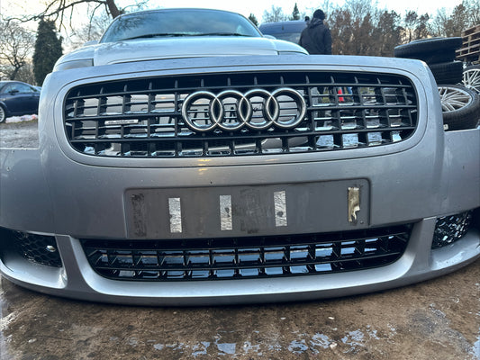 Audi TT Mk1 8N 1998-2006 Front Bumper in LY7J Avus Silver 8N0807111 V6 OFF A QS