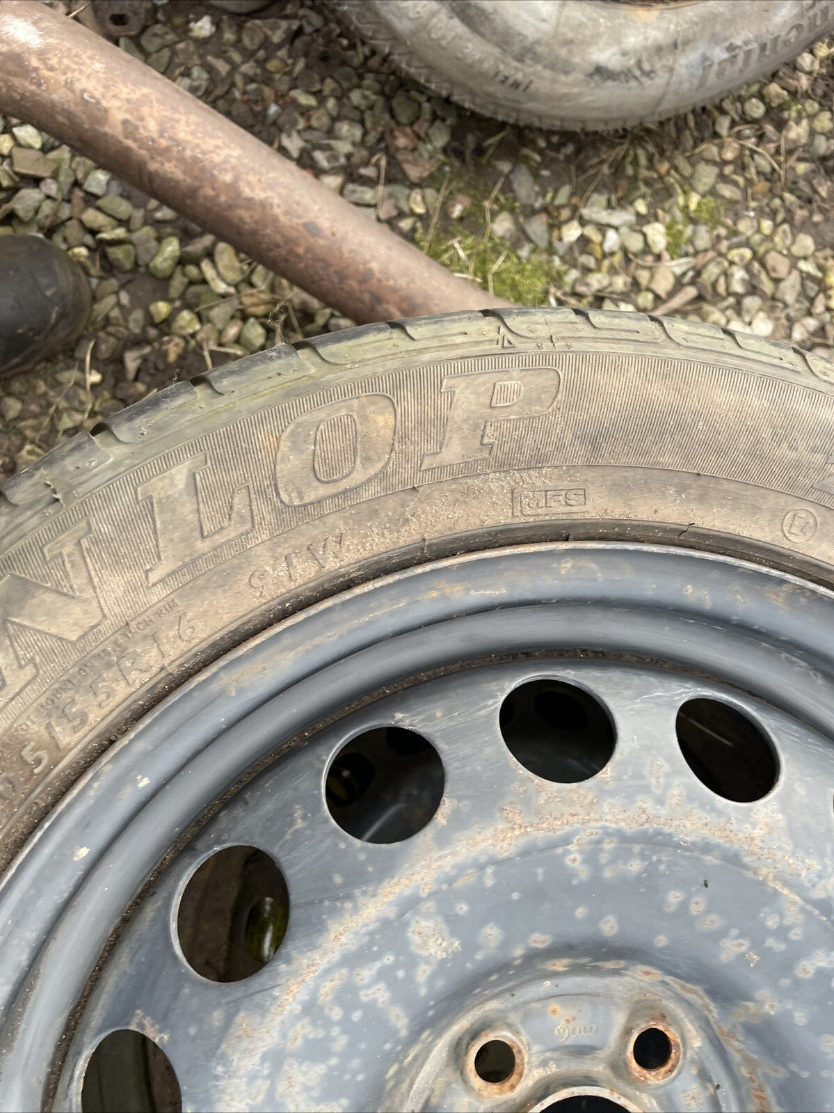 1J0601027 R/T Spare Wheel 205/55 R16 91W Volkswagen Golf 4 (2002) 1.9 D