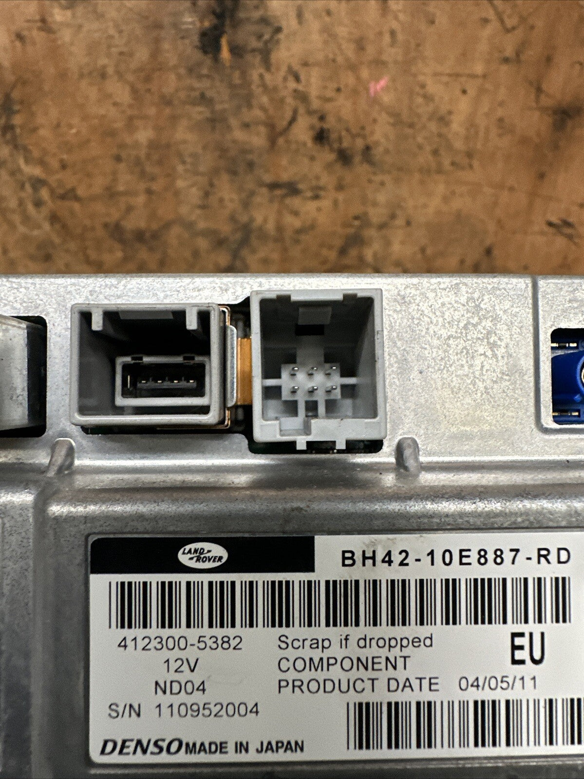 2010 RANGE ROVER VOGUE L322 SAT NAV DISPLAY BH42-10E887-RC