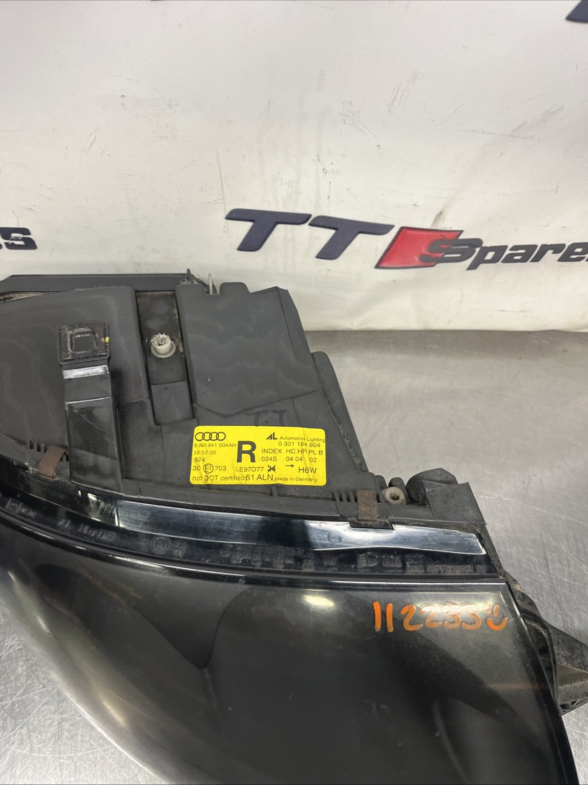 AUDI TT MK1 (1999 > 2007) FRONT RIGHT HEADLIGHT 8N0941004AH