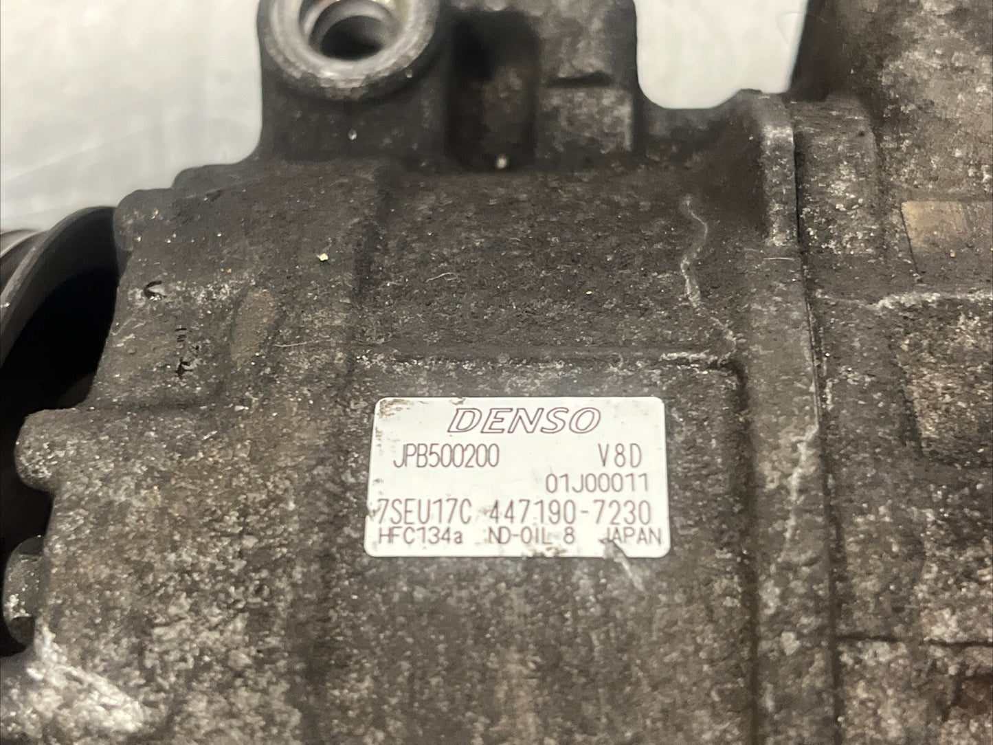 LAND ROVER AC COMPRESSOR JPB500200 3.6L DIESEL AUTO RANGE ROVER SPORT 2007