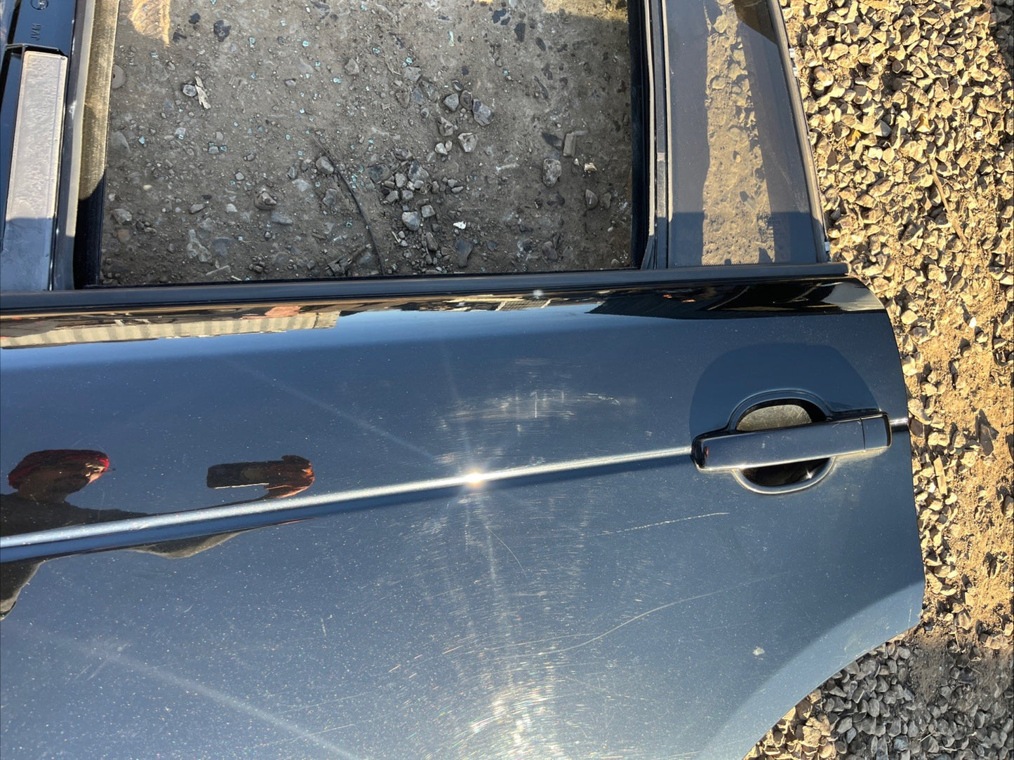 RANGE ROVER VOGUE L322 PASENGERS SIDE REAR DOOR SANTORINI BLACK LRC820