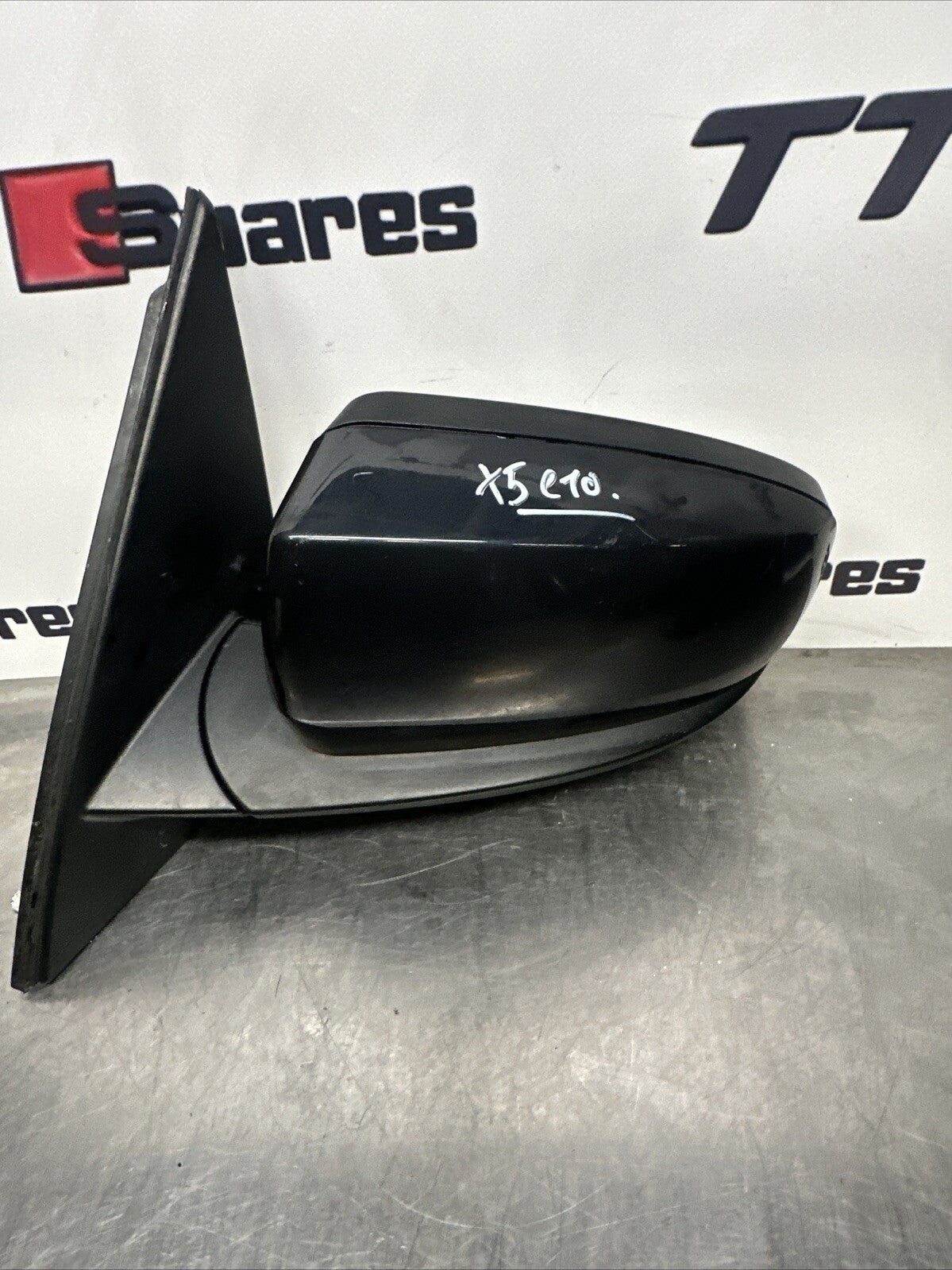 BMW X5 E70 07-13 NEARSIDE LEFT  AUTO DIMMING WING MIRROR MATT BLACK