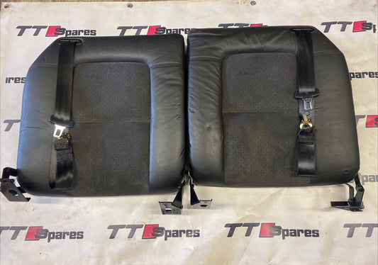 Genuine Audi TT Mk1 Half Alcantara Black Leather Seat*REAR BACK SEATS ONLY*98-06