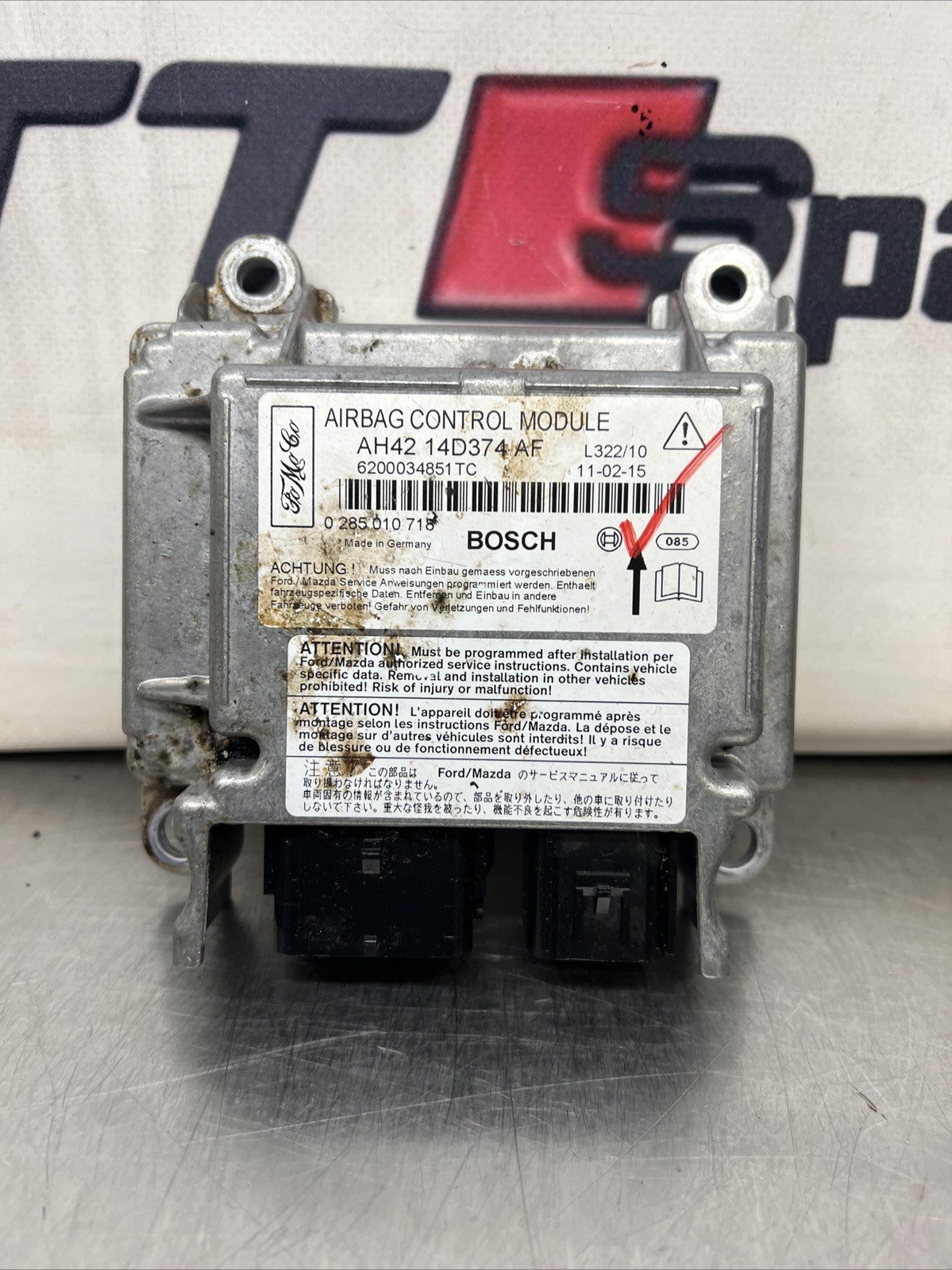 RANGE ROVER VOGUE L322 Airbag Control Module AH42-14D374-AF