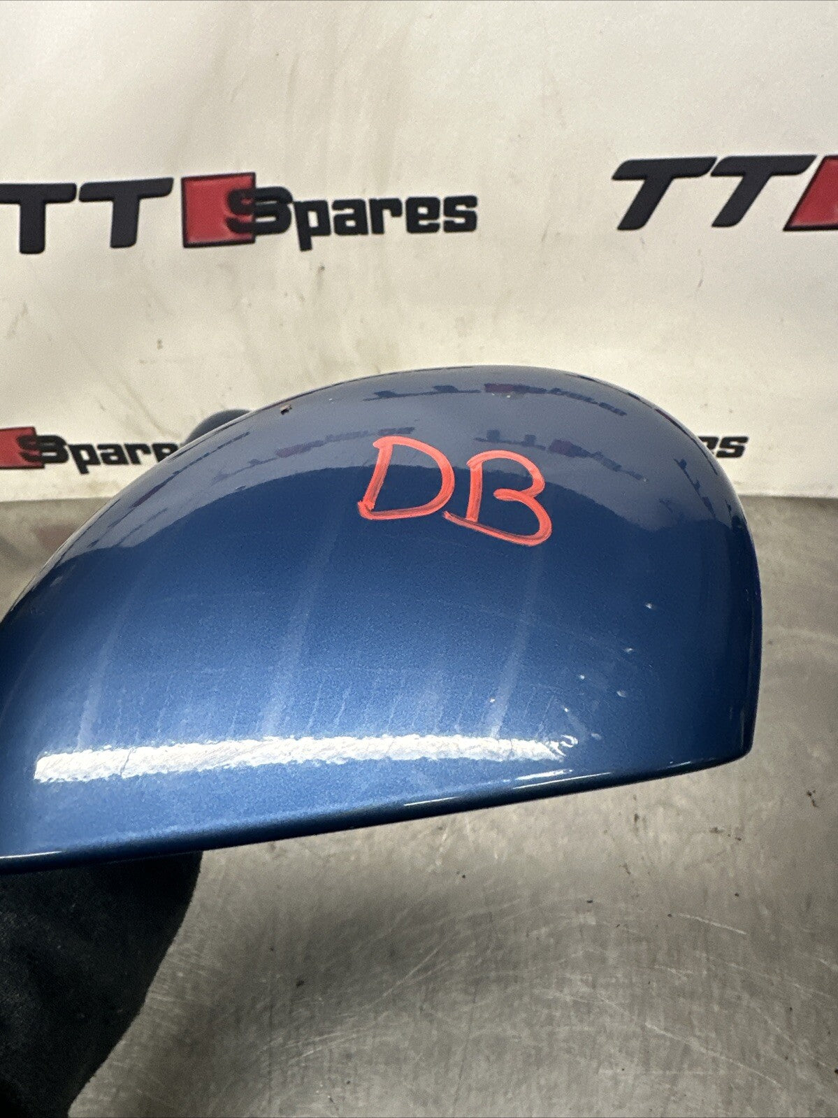 Audi TT Mk1 Wing Mirrors Pair In Good Condition DENIUM Blue OEM Genuine
