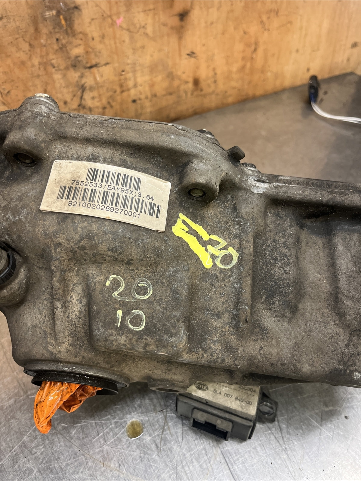 BMW X5 E70 FRONT DIFFERENTIAL DIFF 3.0 DIESEL AUTOMATIC RATIO 3.64 7552533 115k