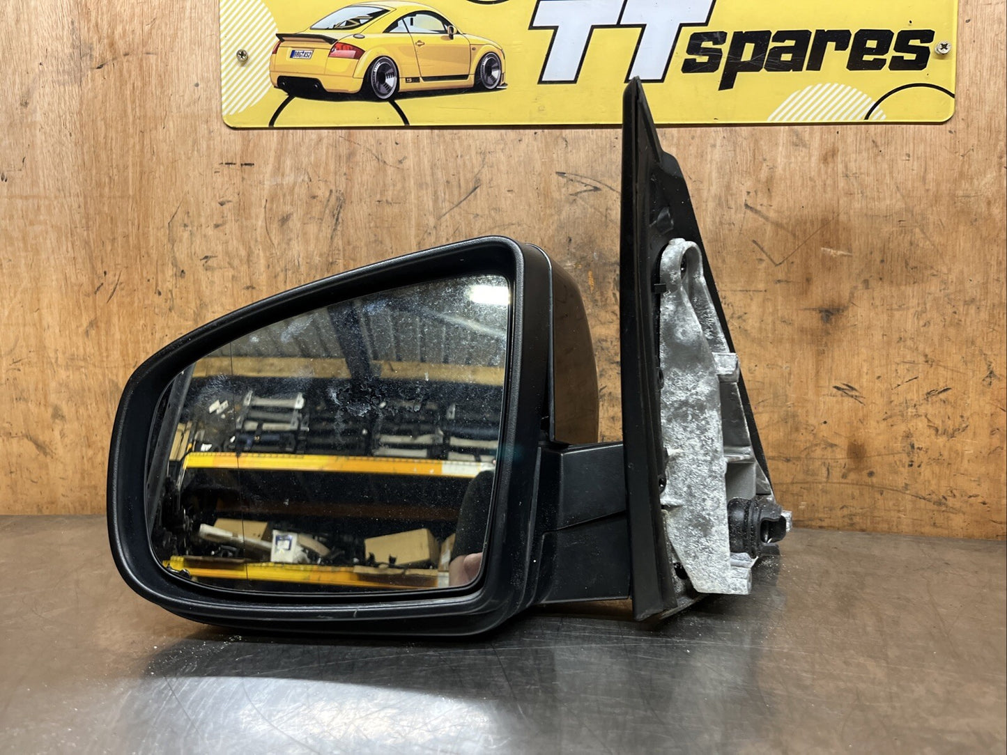 BMW X5 SERIES E70 NEAR PASSENGER LEFT SIDE POWER FOLD WING MIRROR Sapphire Black