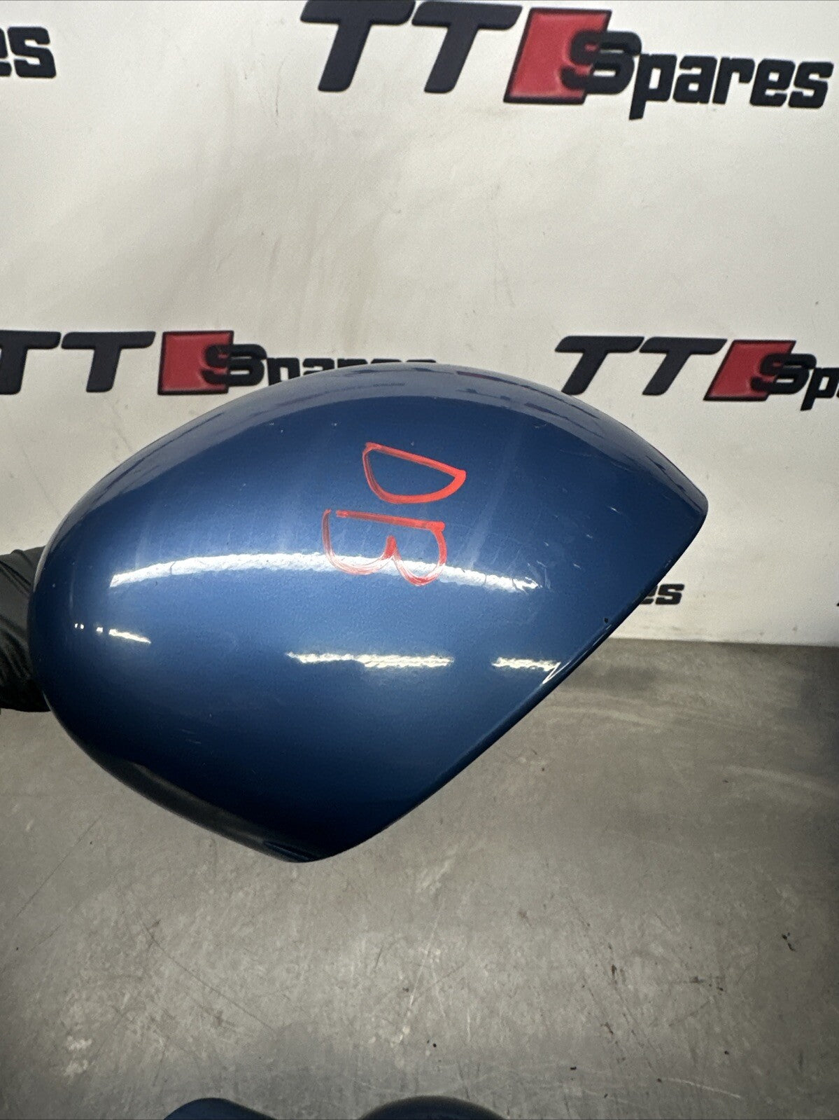 Audi TT Mk1 Wing Mirrors Pair In Good Condition DENIUM Blue OEM Genuine