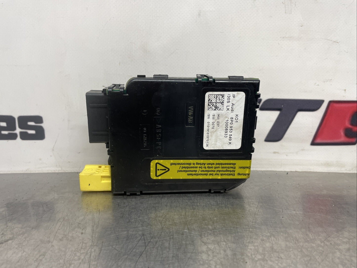 2011 AUDI A3 8P STEERING WHEEL ANGLE SENSOR CONTROL MODULE 8P0953549K