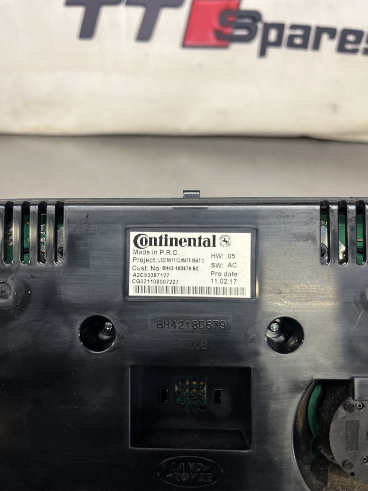 LAND ROVER RANGE ROVER HEATER AC CLIMATE CONTROLS BH42-18D679-BC 09-13