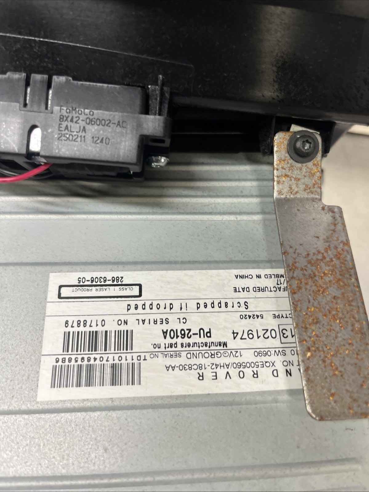 2009-12 RANGE ROVER VOGUE L322 CD CHANGER AH4218C830AA