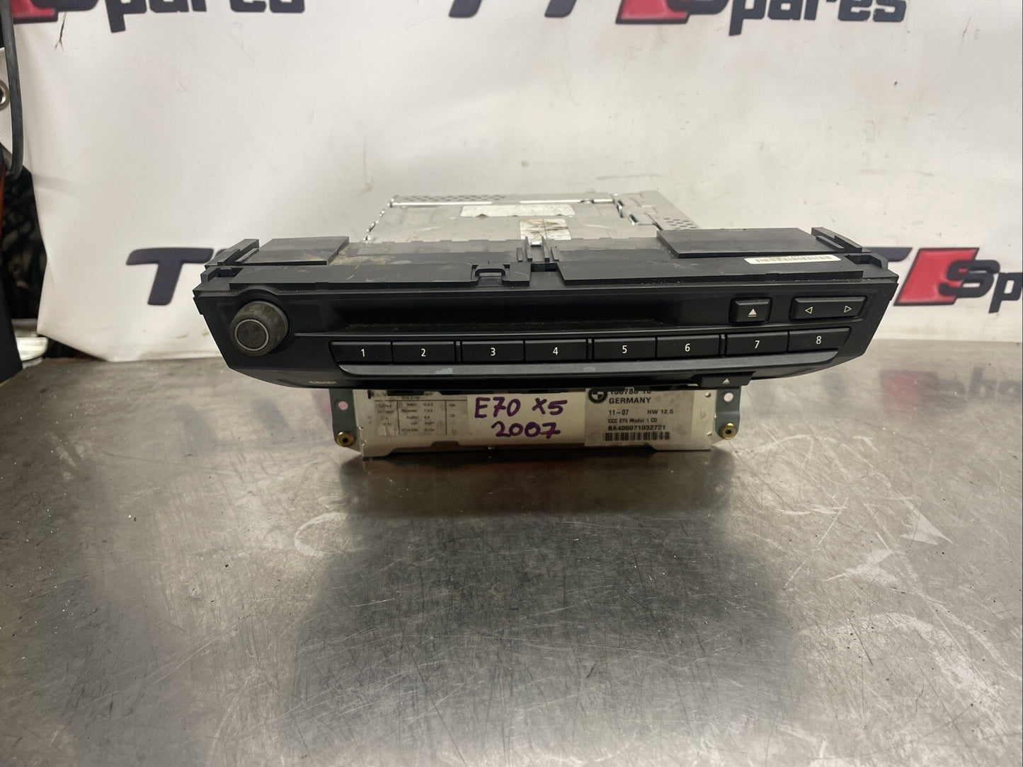 BMW X5 E70 2008 Radio CD GPS player head unit 6583917073201 EPG37521