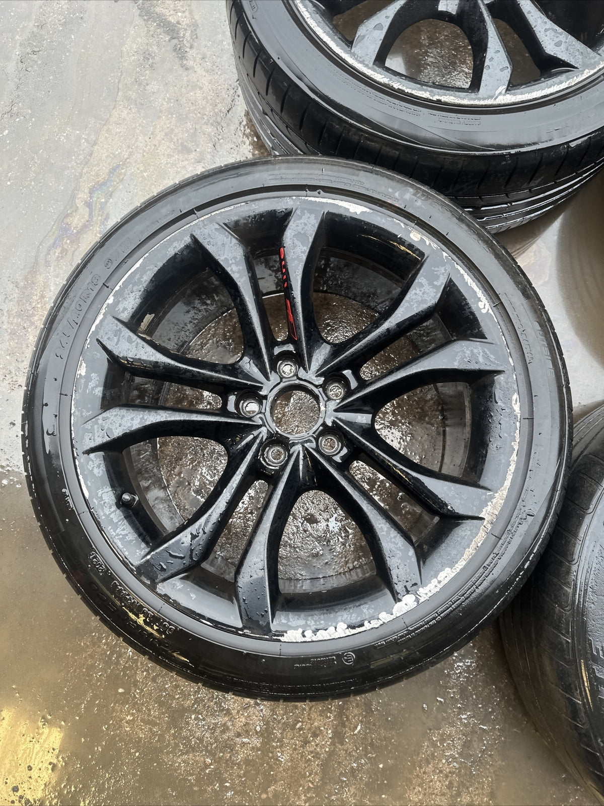 AUDI TTS MK2 GENUINE SET 18 INCH ALLOYS WITH TYRES 245/40 18 INCH 5 STUD