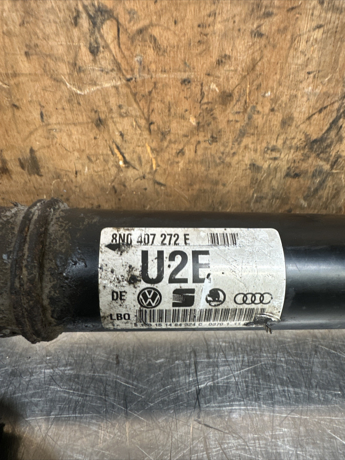 AUDI S3 8L DRIVESHAFT OSF RH DRIVER FRONT RIGHT QUATTRO 1.8T PETROL BAM 00-03